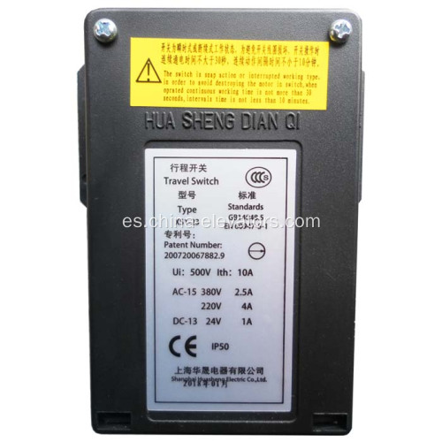 Interruptor de desplazamiento XS1-23 para regulador de velocidad de ascensor MRL